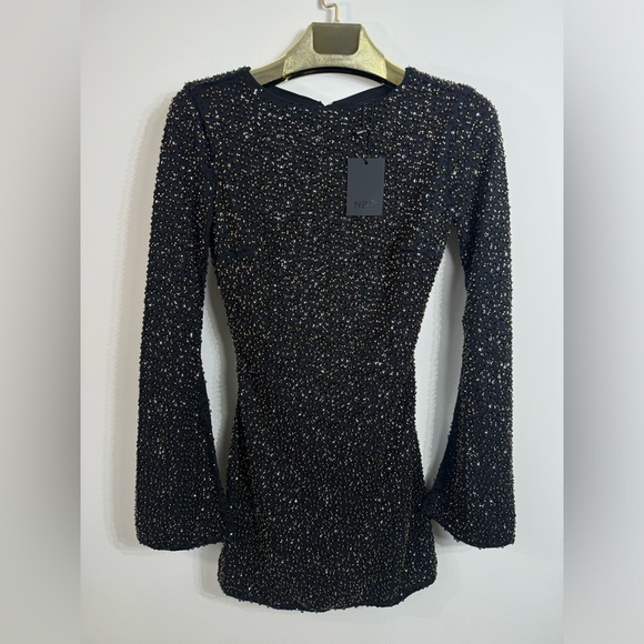 REVOLVE Smyth Dress in Black & Brass NBD size xxSmall New with tags retails $218 - Picture 15 of 16